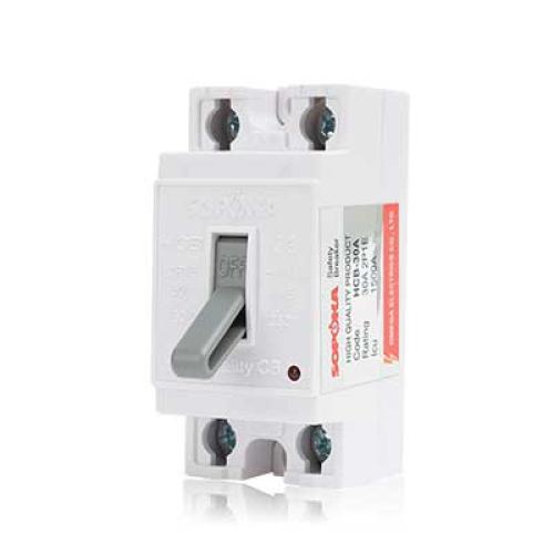 Cầu dao an toàn Sopoka MCCB (APTOMAT) Loại khối 2 pha HCB