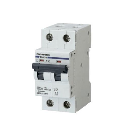 Cầu dao tự động Panasonic MCB (APTOMAT) Loại khối 2 pha BBD2062CNV 