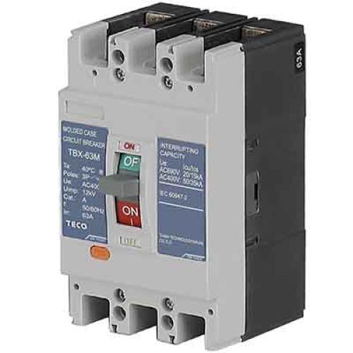 Cầu dao tự động TECO MCCB (Aptomat) 3P TBX-63 50kA