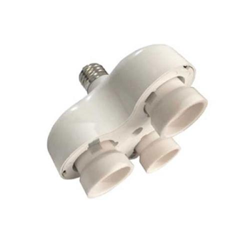Đui đèn chia 3 đầu E27 LiOA DD1-3