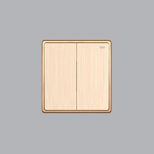 Mặt 2 công tắc 1 chiều MPE S70 Series S702