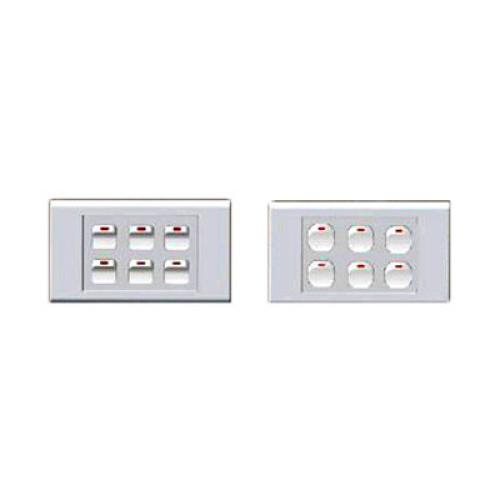 Mặt chứa thiết bị và ổ cắm điện E18S Series LiOA