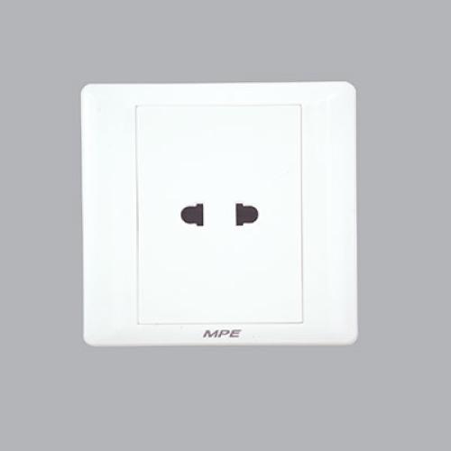 Mặt ổ cắm đơn 2 chấu MPE B20 Series B2US