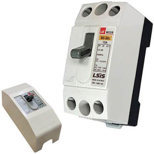 Cầu dao điện LS MCCB (APTOMAT) Loại Khối 2 Pha BS32c w/c (có vỏ)