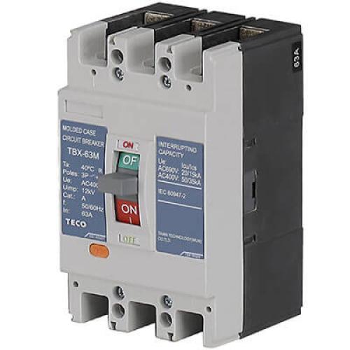 Cầu dao tự động TECO MCCB (Aptomat) 3P TBX-63 35kA