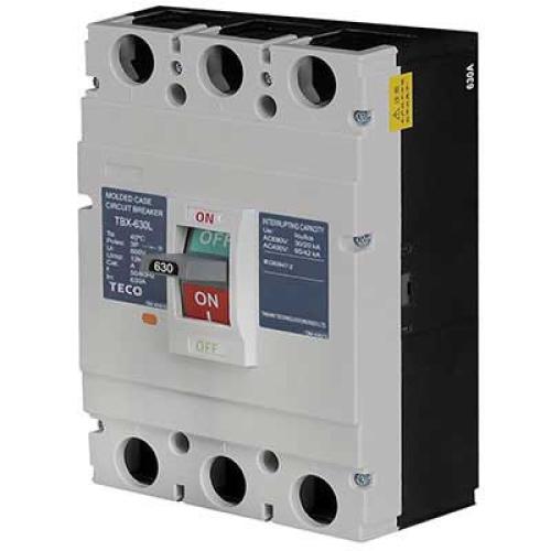 Cầu Dao Tự Động TECO MCCB (Aptomat) 3P TBX-630 85kA 