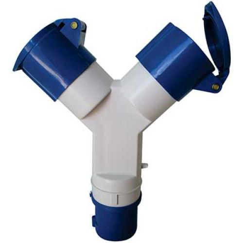 Ổ cắm chia 2 công nghiệp Lihhan CH 02