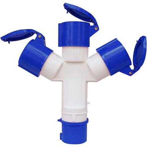 Ổ cắm chia 3 công nghiệp Lihhan CH 03