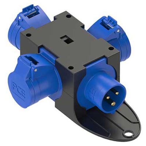 Ổ cắm chia 3 ngã loại kín nước PCE F9430401