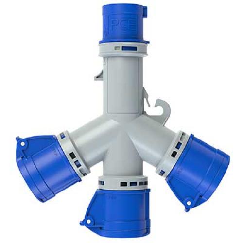 Ổ cắm chia 3 ngã loại kín nước PCE F9432000