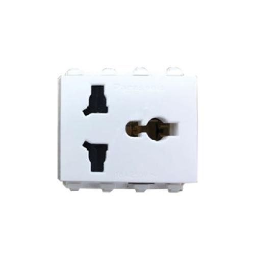Ổ cắm đa năng có màn che Panasonic Wide Series WEI1171SW-VN