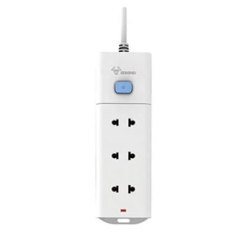 Ổ cắm điện 3 ổ 1 công tắc Gongniu V1030
