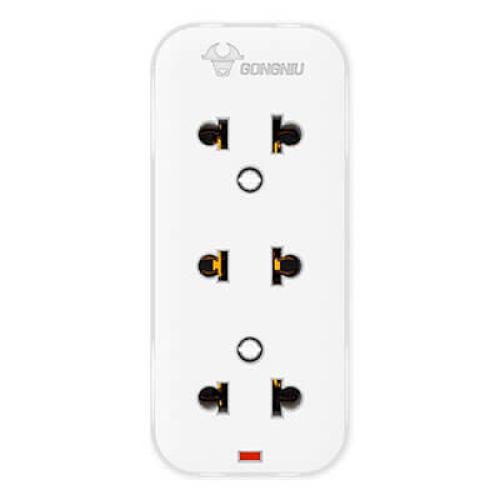 Ổ cắm điện mini 3 ổ không kèm dây gongniu 103