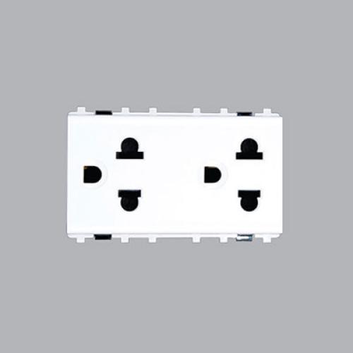 Ổ cắm đôi 3 chấu MPE A70 Plus Series A7UES2