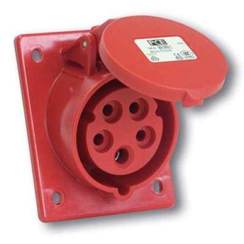 Ổ cắm âm loại không kín nước dạng nghiêng PCE F414-6 