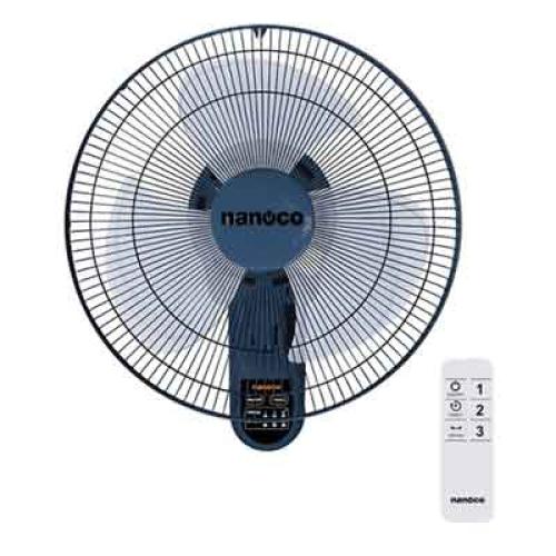 Quạt treo tường Nanoco NWF1612RC-BL