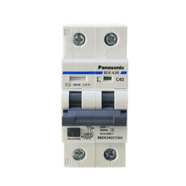 Cầu dao bảo vệ quá tải Panasonic RCBO (APTOMAT) loại khối 2 pha BBDE20631CNV