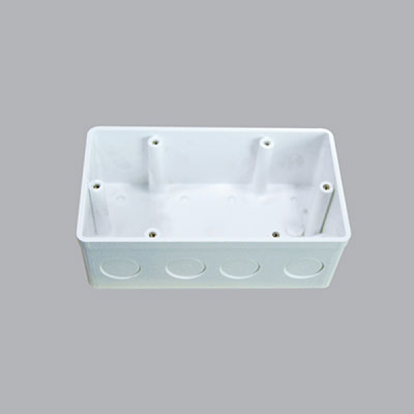 Hộp đế nhựa vuông đôi kiểu Anh MPE A157V2
