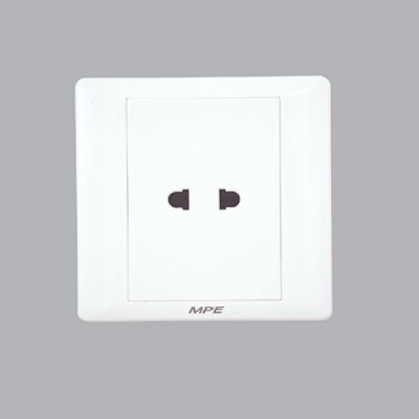 Mặt ổ cắm đơn 2 chấu MPE B20 Series B2US