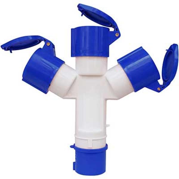 Ổ cắm chia 3 công nghiệp Lihhan CH 03
