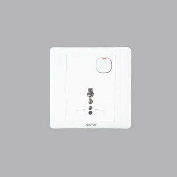 Ổ cắm đa năng + 1 công tắc MPE B20 Series B2UESM