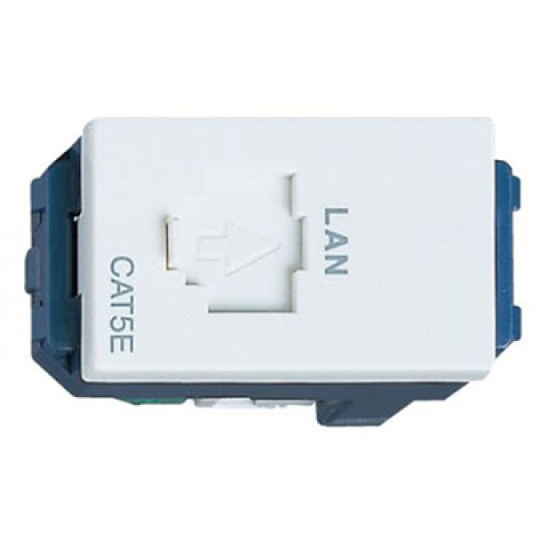 Ổ cắm data Panasonic Wide Series WEV2488SW-CAT5E