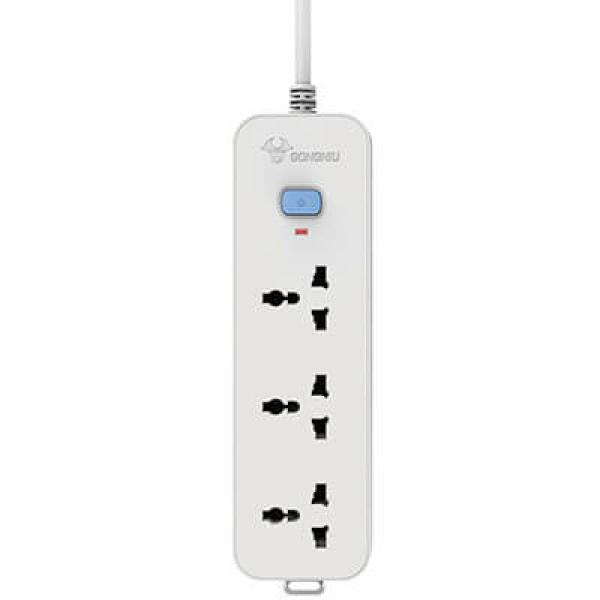 Ổ cắm điện 3 ổ đa năng 1 công tắc Gongniu N1030