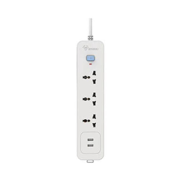 Ổ cắm điện 3 ổ đa năng + 2 ổ USB 1 công tắc Gongniu N103U