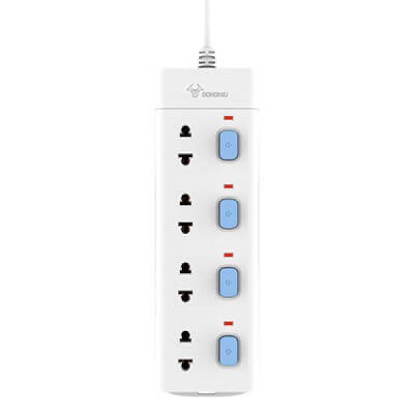 Ổ cắm điện 4 ổ cắm 4 công tắc gongniu V3040 