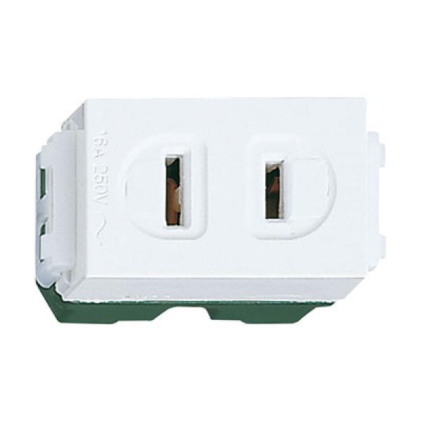 Ổ cắm đơn dùng cho phích cắm dẹp Panasonic Wide Series WEG1001SW  
