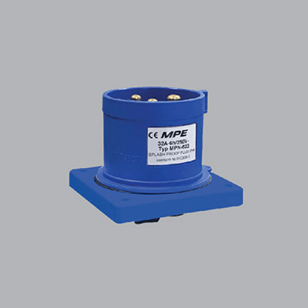 Phích cắm công nghiệp loại kẹp giữ dây MPE MPN-623